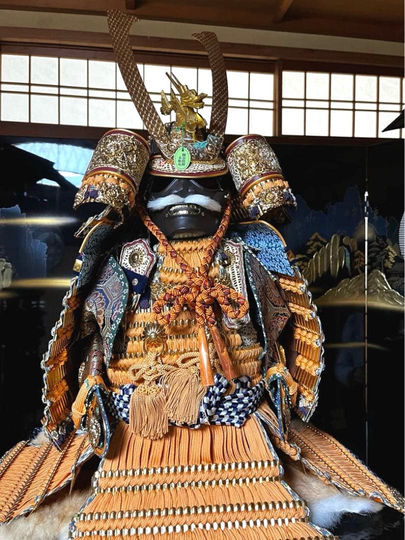 五月人形　大将人形　兜