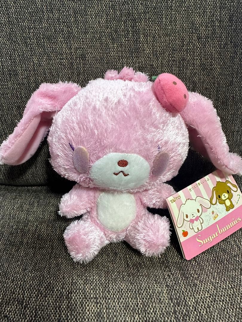 【Sanrio シュガーバニーズ】ストロベリーうさ ぬいぐるみ タグ付き