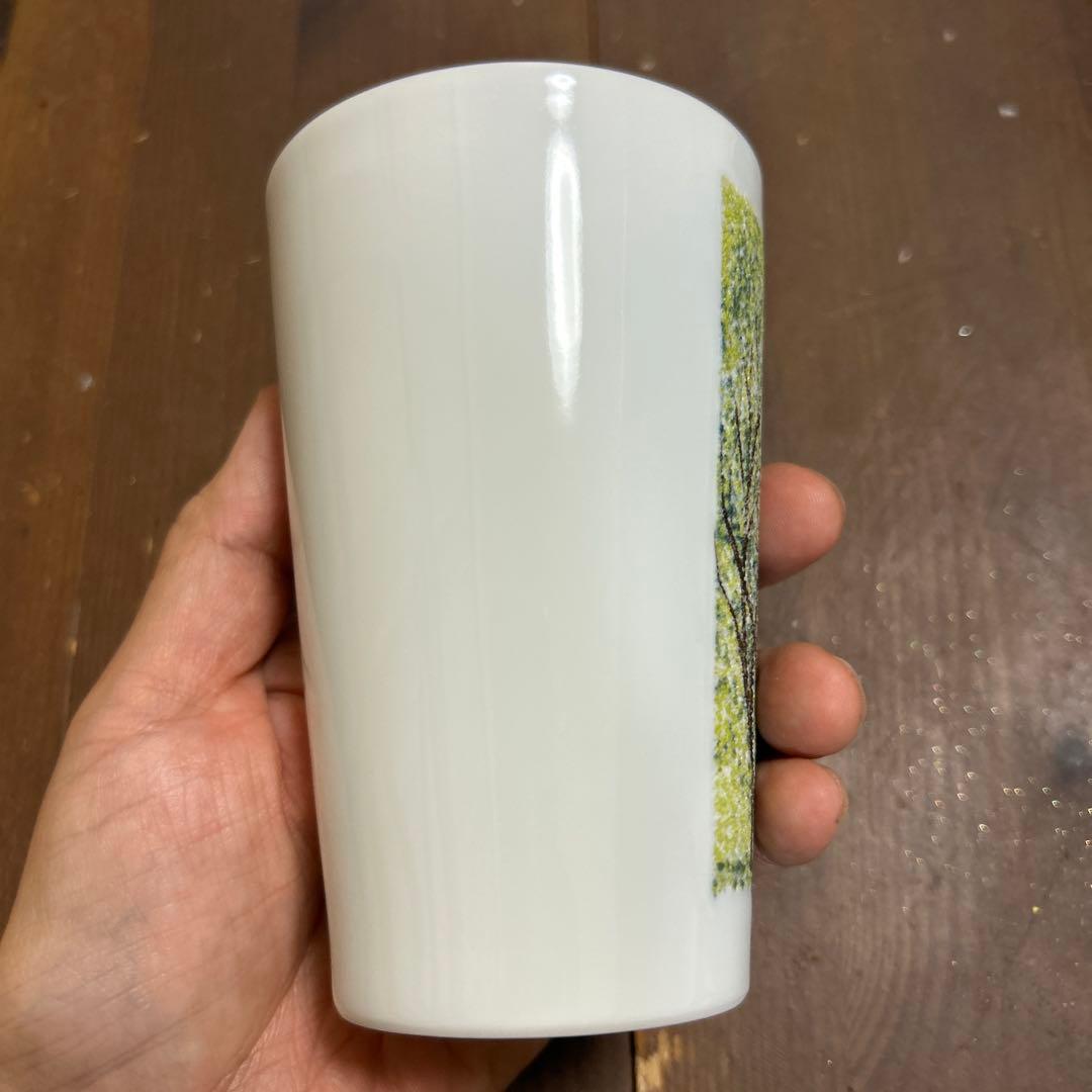 有田焼(中仙窯)人間国宝 井上萬二　弟子 中尾恭純　色彩点刻象嵌　洋杯　ペア