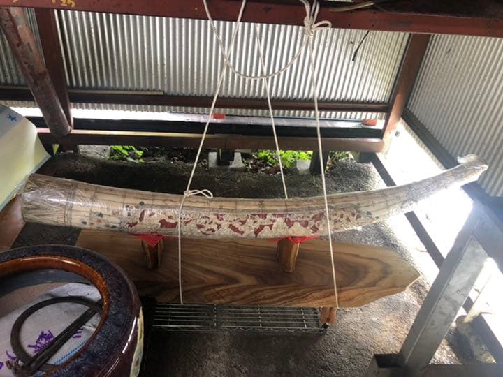 【郵送】【最終値下げ】象牙風置物 1.5m