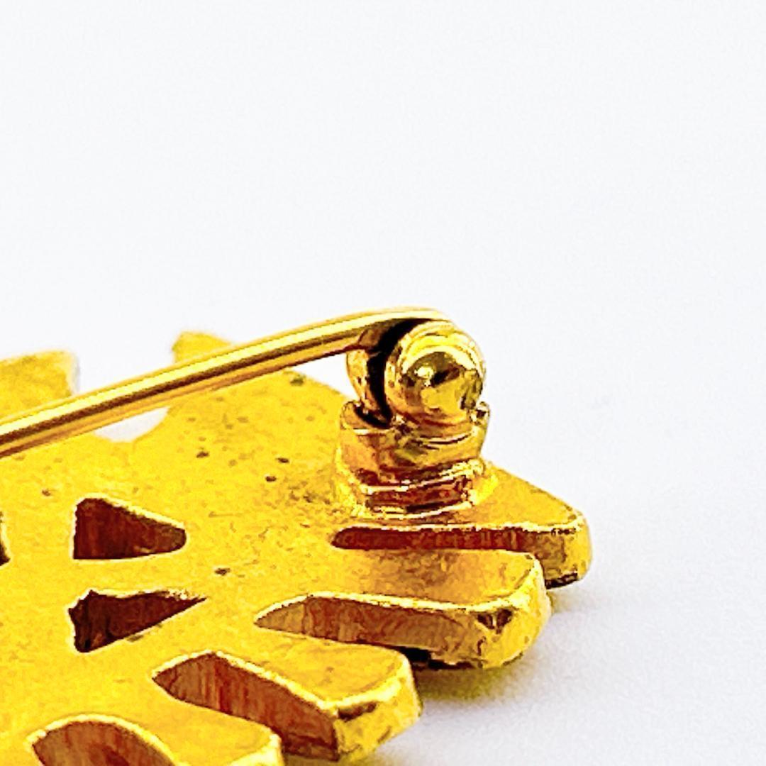 【鑑定済み！】シャネル ブローチ ヴィンテージ 94P ゴールド ココマーク