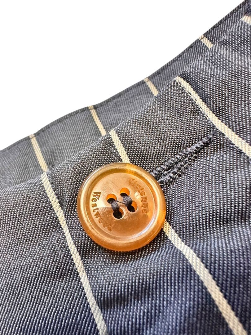 希少！極美品！ヴィヴィアンウエストウッドマン ストライプ サルエルパンツ 46