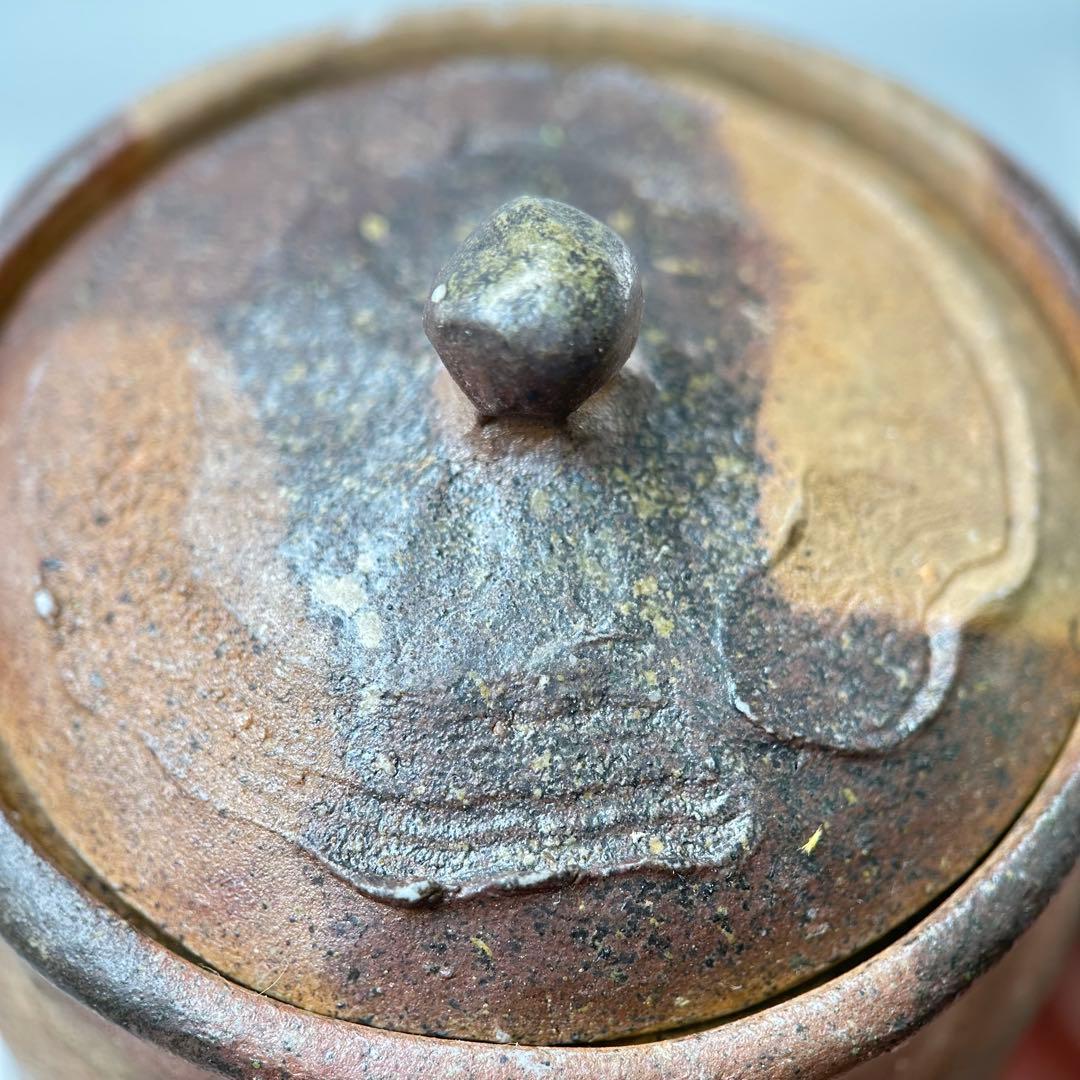 佐藤苔助 備前焼宝瓶 手捻り人気作者 急須 共箱 共布 茶注 煎茶 茶道具