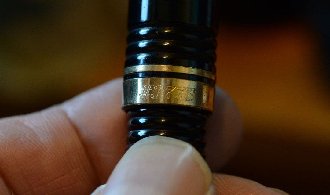 プラチナ万年筆#3776ギャザード 細字