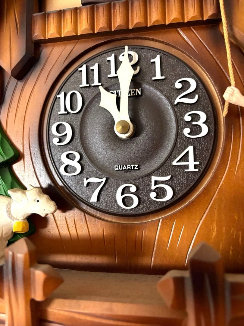 CITIZEN 鳩時計 クォーツ壁掛け時計 ビンテージ
