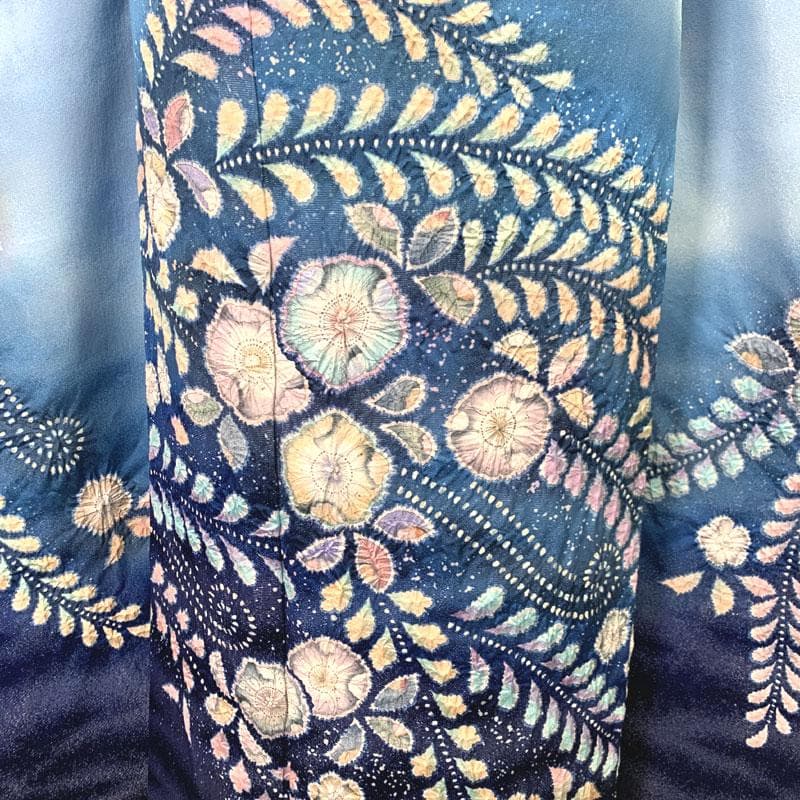 505z13,504y10,405u10,小物類,半衿〇振袖 辻が花絞り染〇