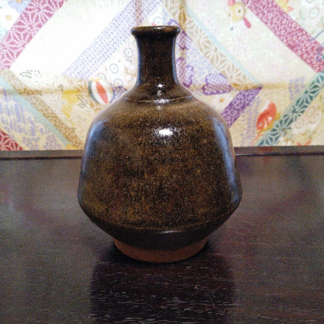 NO407 堤焼き　徳利　壺　時代物