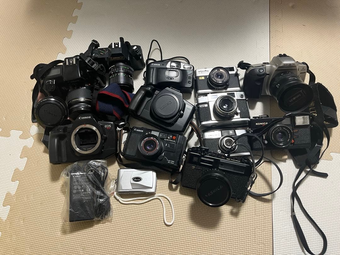 Canon、RICOH、OLYMPUS、Minolta カメラ　ジャンク