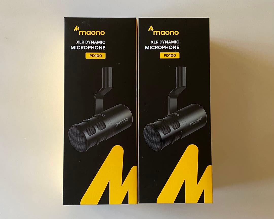 maono PD100 ダイナミックマイク 2本セット
