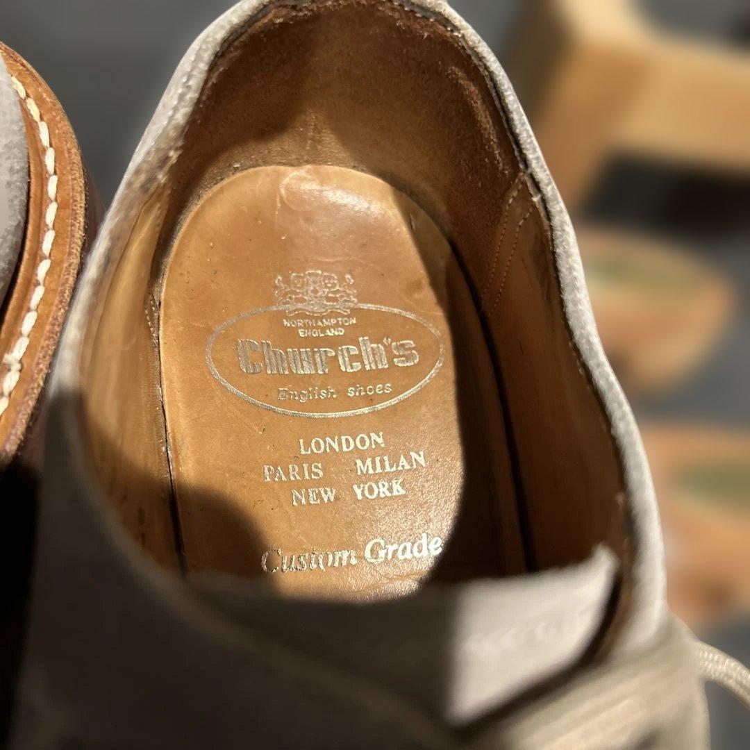 Church’s 70F スエード　ギリーシューズ