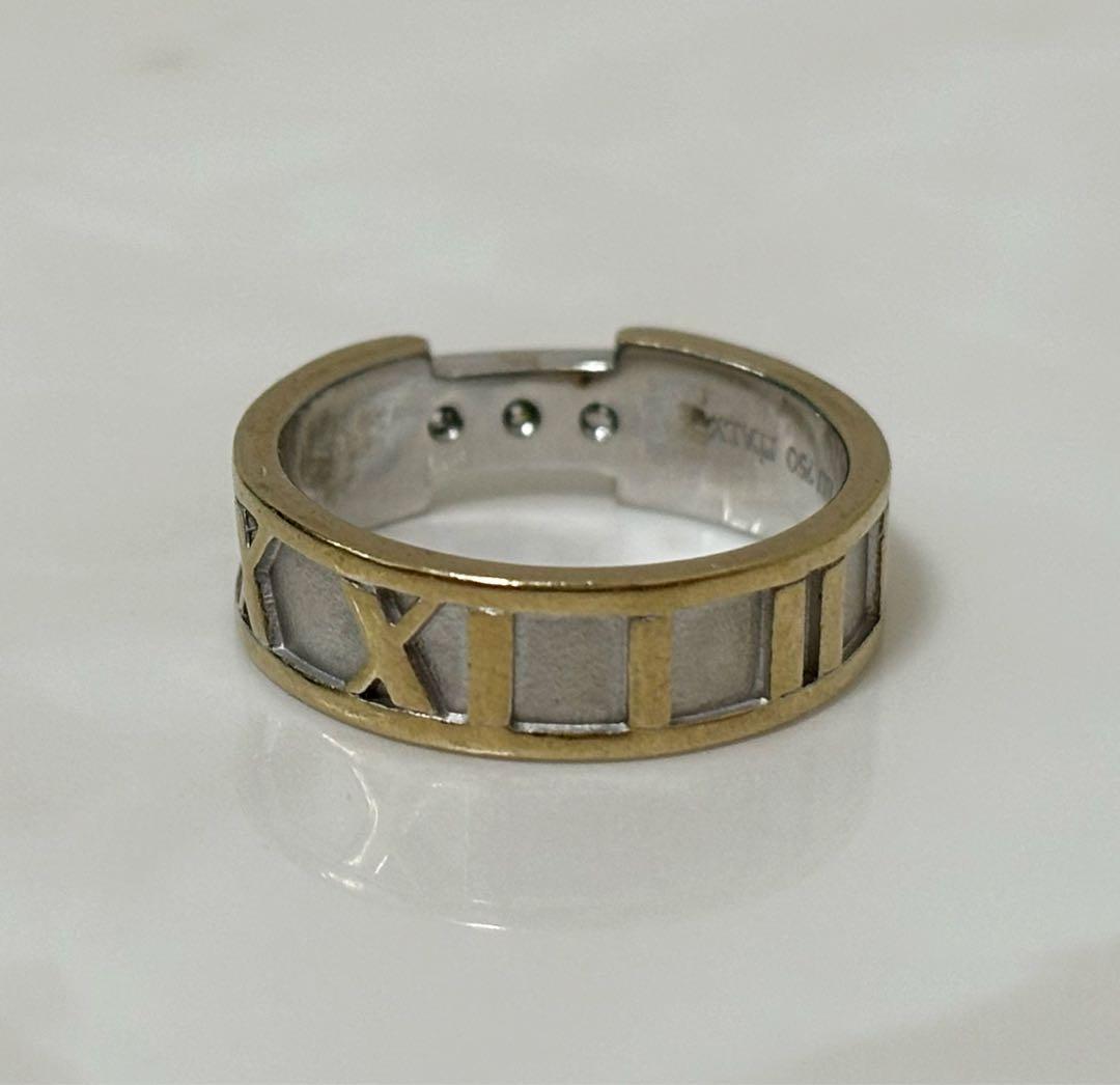 Tiffany&Co. ティファニー アトラス リング WG ダイヤ