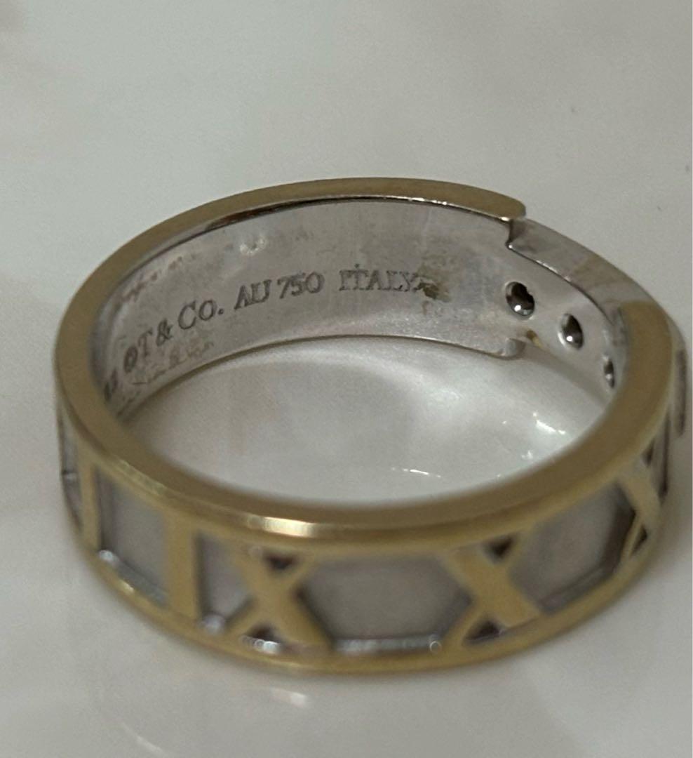 Tiffany&Co. ティファニー アトラス リング WG ダイヤ