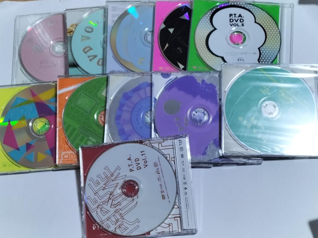 Perfume P.T.A. DVD Vol.1-Vol.11 11枚 FC限定