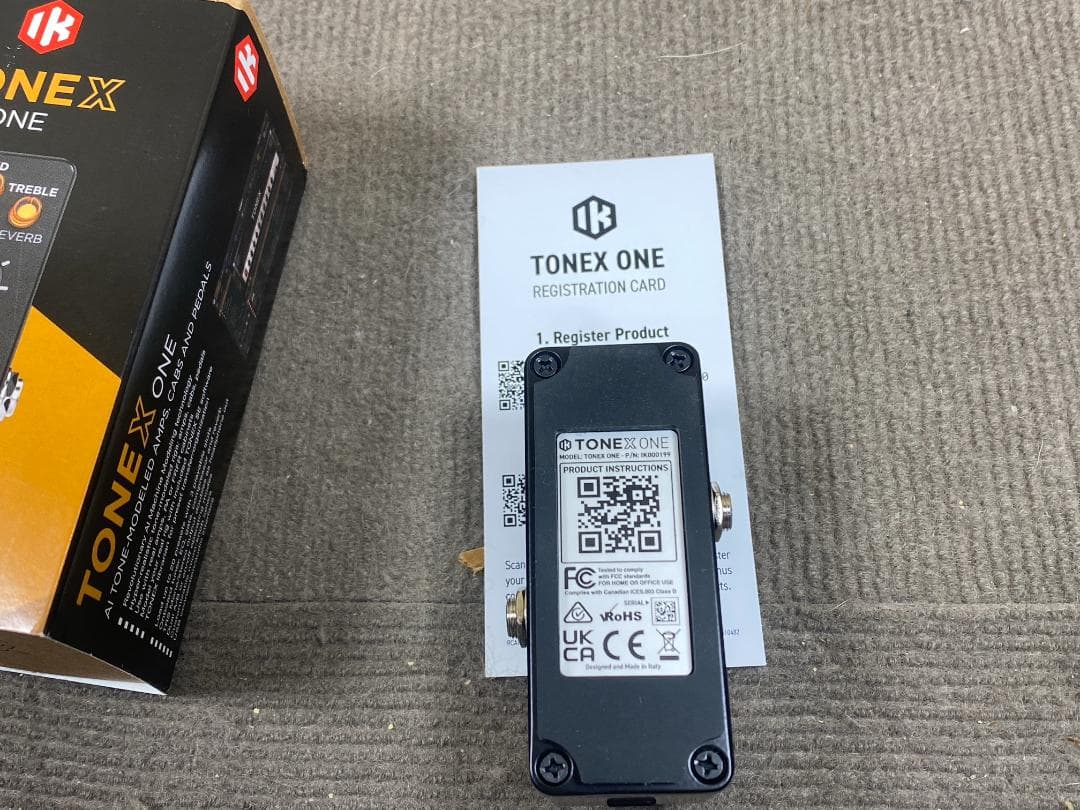 612 ik multimedia TONEX ONE アンプシミュレーター