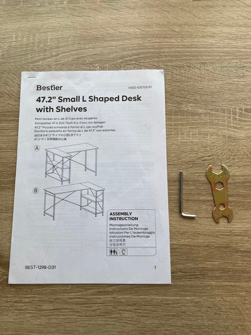 パソコンデスク　L字型 デスク