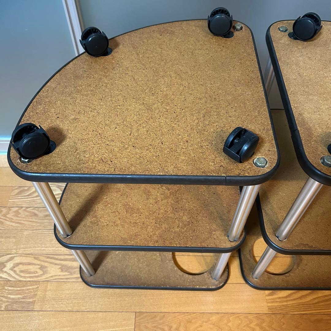 麻雀　麻雀卓用　サイドテーブル　灰皿付き　2点セット②