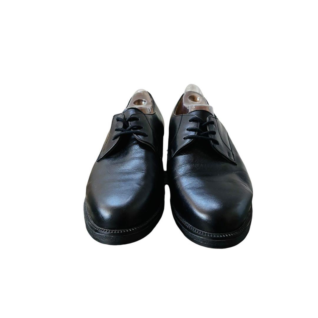 [フランス軍22]実物レザーサービスシューズサイズ42約25.5〜26.5cm