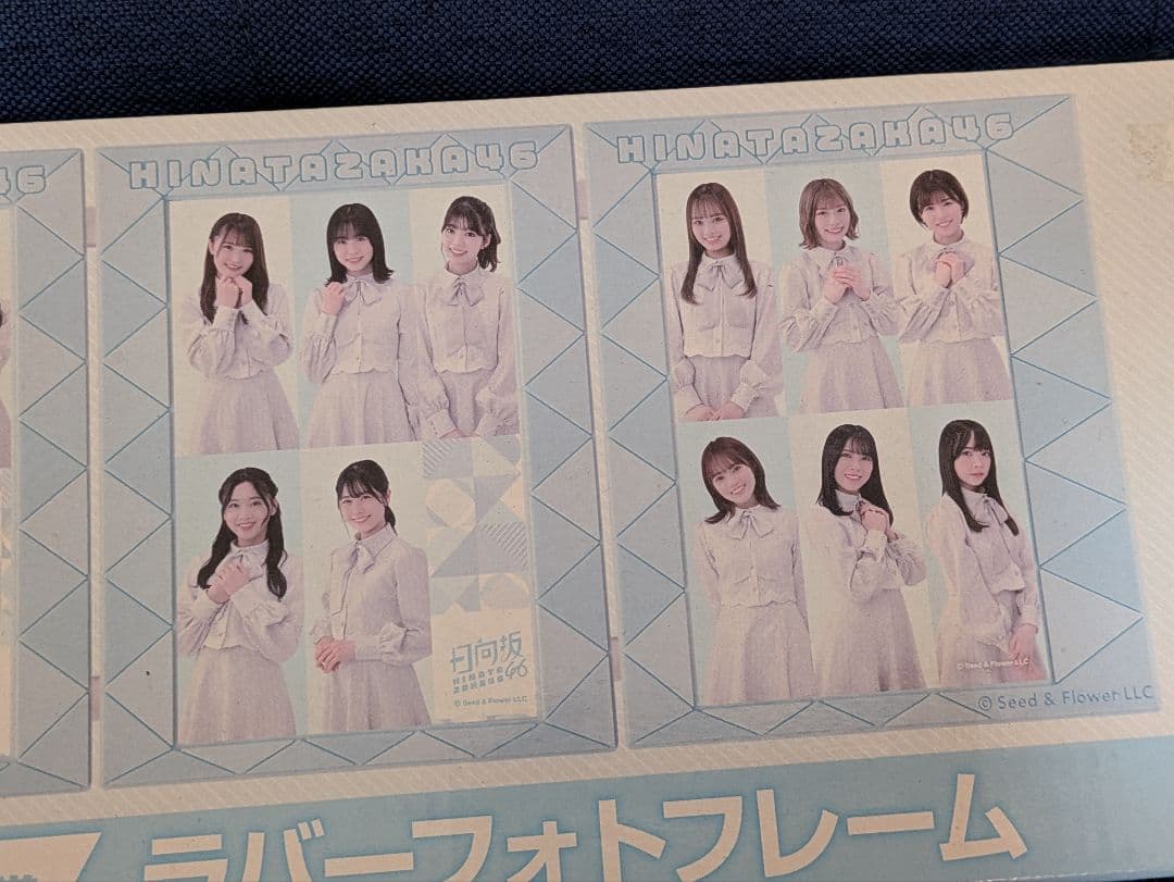 ラストワン賞！乃木坂46 ピンバッジ&日向坂46ラバーフォトフレームセット！