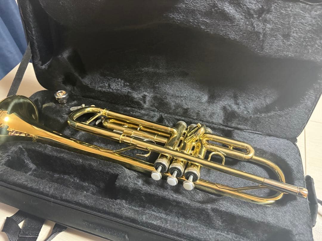 Yamaha ゴールドトランペット 本体と付属品