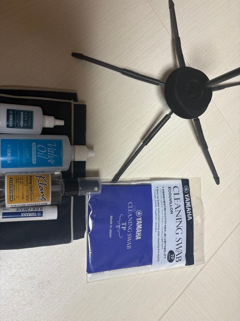 Yamaha ゴールドトランペット 本体と付属品