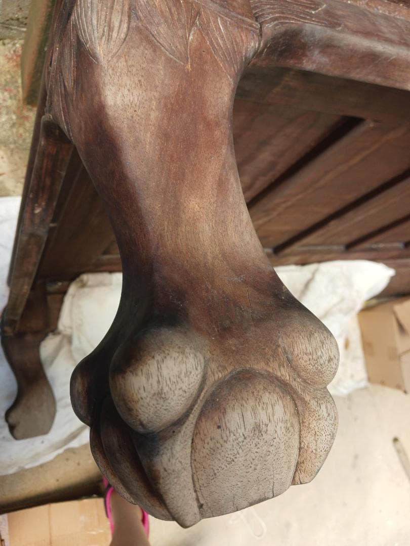 最終値★もったいない　座卓　紫檀　ローテーブル　リメイク用　重い ほぼ送料‼