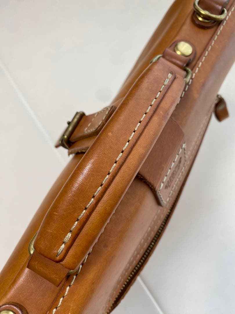 【年末年始セール】HERZ ブラウン レザー 2way ショルダー