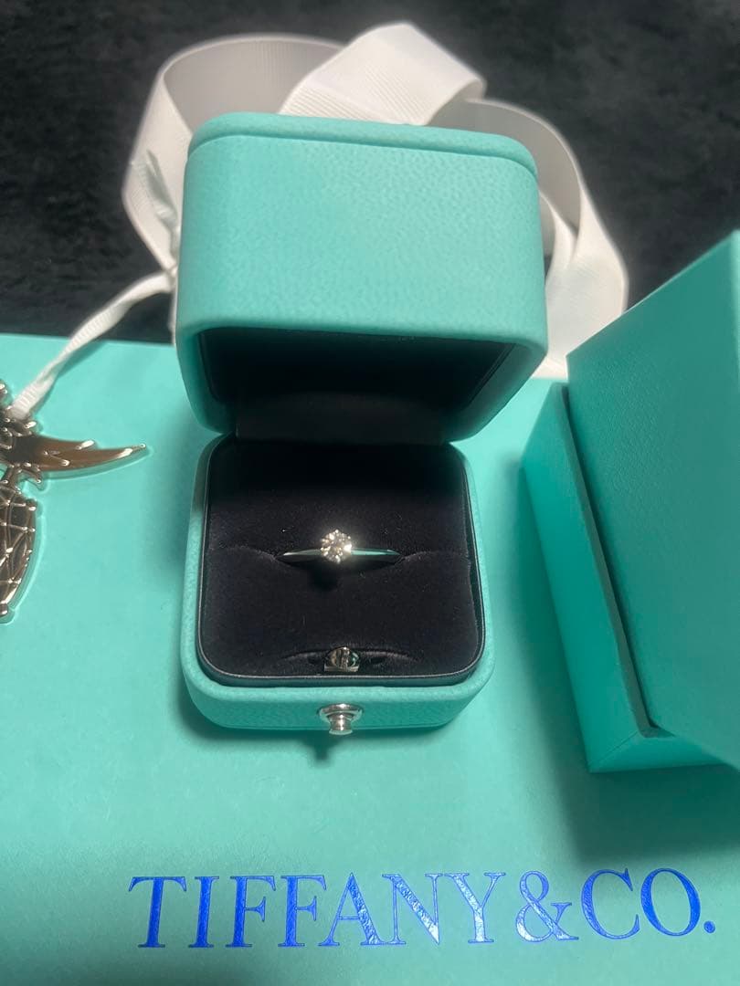 TIFFANY & CO. プラチナソリティアリング