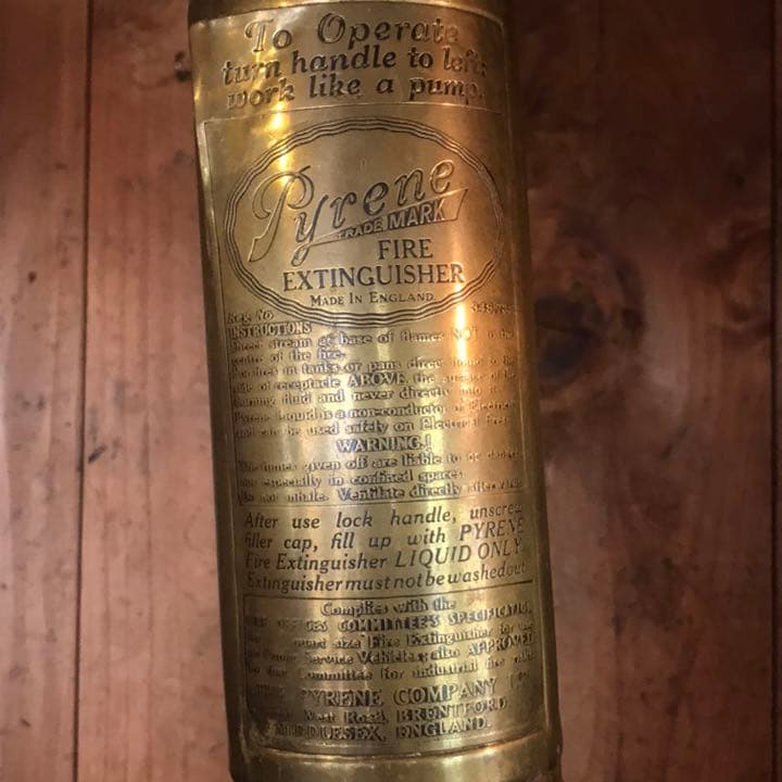 アンティーク 消火器 fire extinguisher イングランド製