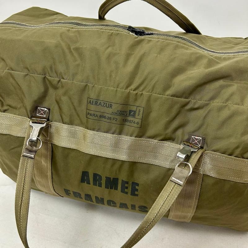 h*o様 【希少】【新品】仏軍 AERAZUR パラシュートバッグ 65L 金属