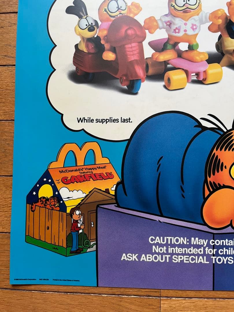 USAマクドナルドのガーフィルドのボード
