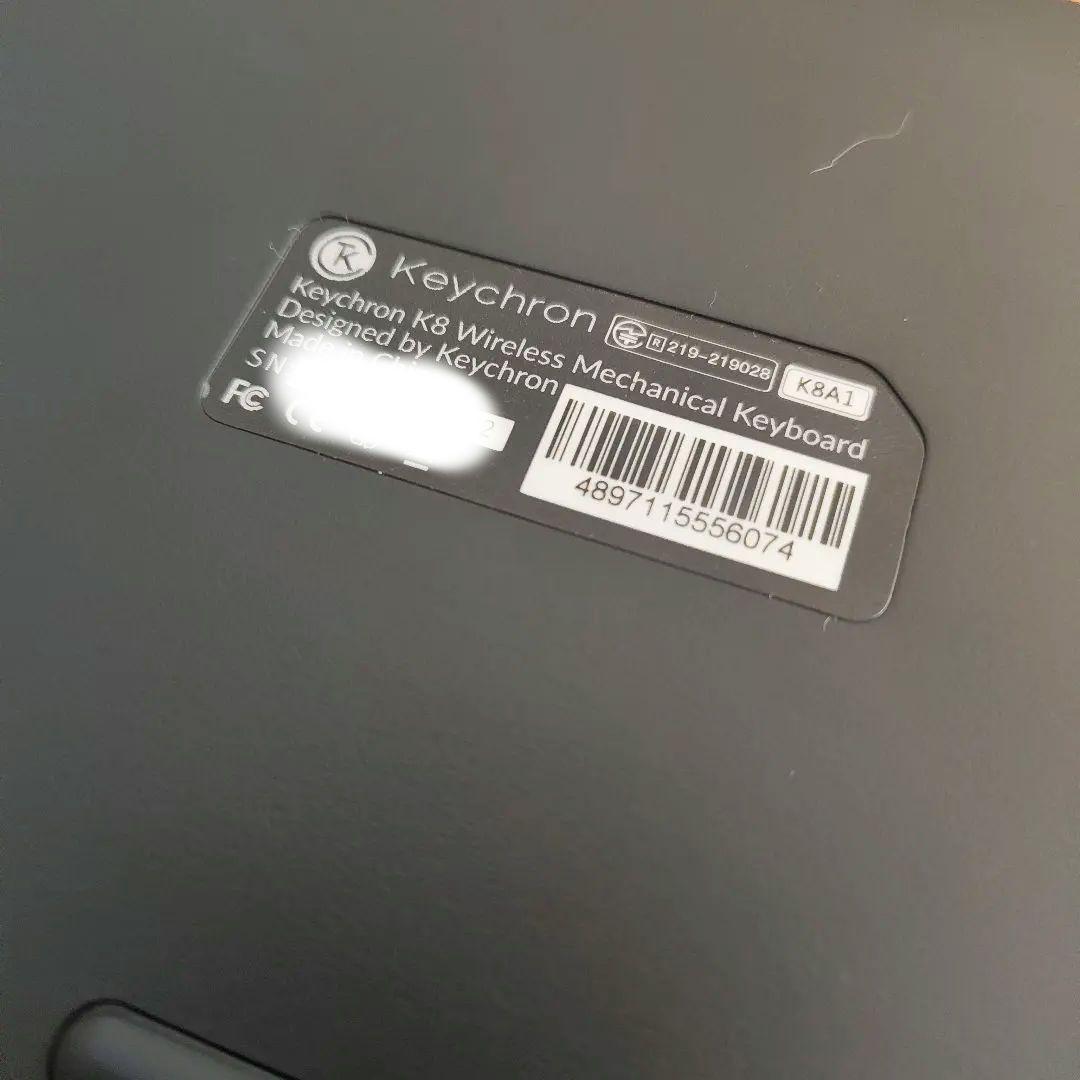 Keychron K8 US配列 赤軸