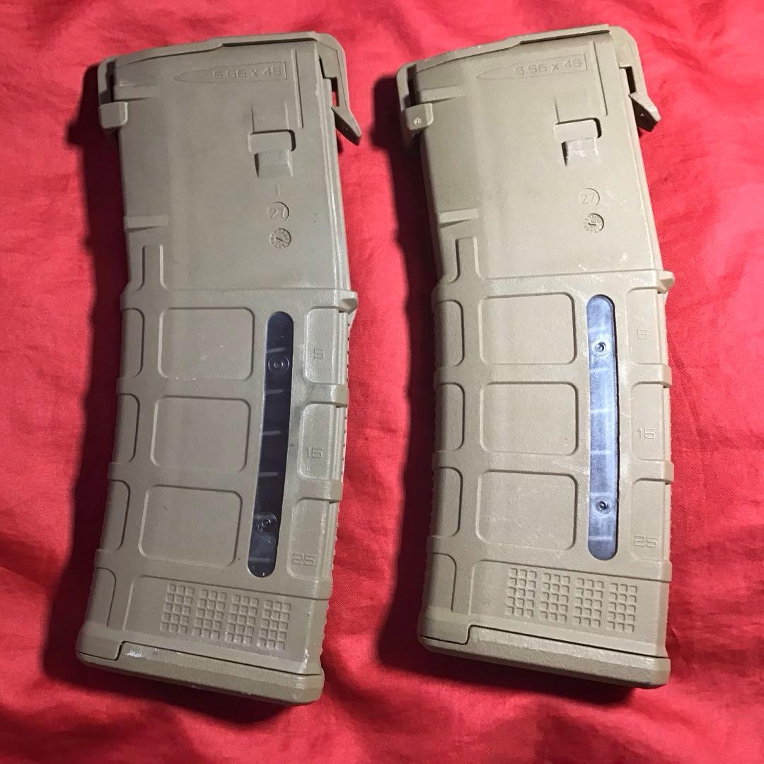 マグプル製　実物Pmag30 AR/M4Gen3FEDマガジン2本セット　中古品