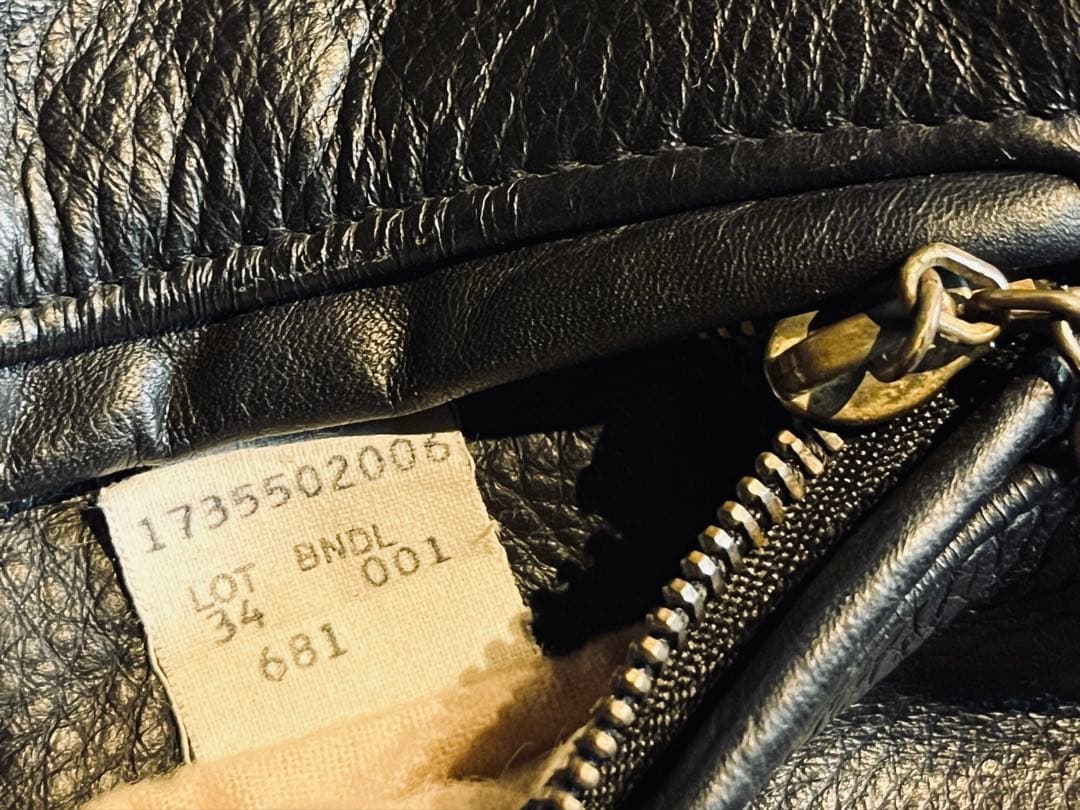 【希少34／極上USA製】Schott 681 Highwayman シングル