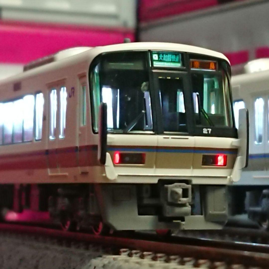 Nゲージ KATO 221系 大和路快速 室内灯・コギングレスモーター取り付け済