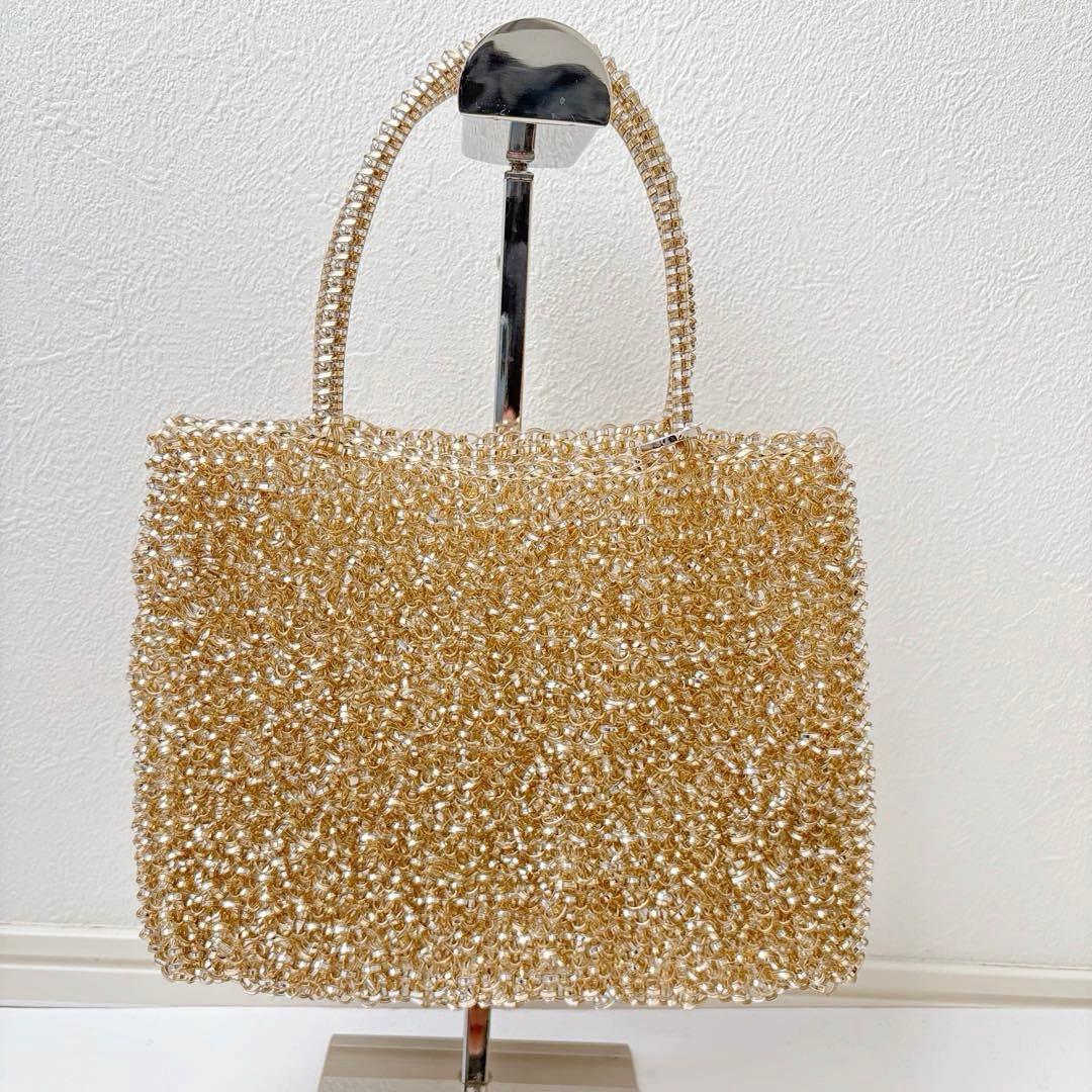 極美品　アンテプリマ　スタンダード　スクエア　ミディアム　シルバーゴールド