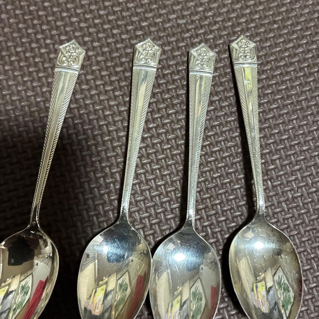 ‼️超希少‼️ロータリーインターナショナル シルバースプーン 2本計６本純銀約90g