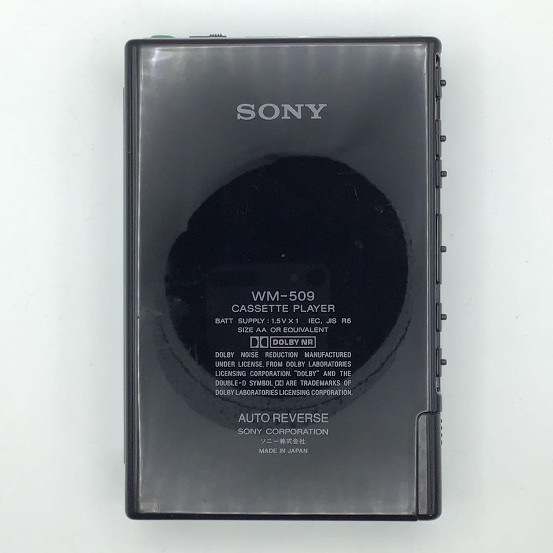 SONY カセットウォークマン WM-509 ブラック ソニーカセットプレーヤー
