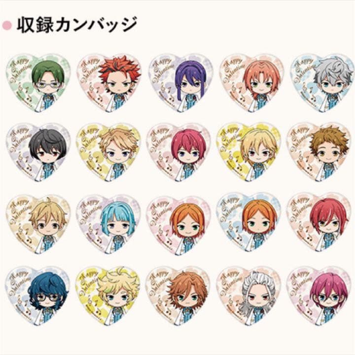 新品★あんスタ★Ra*bits【天満光】バレかく★特典★ハート缶バッジ