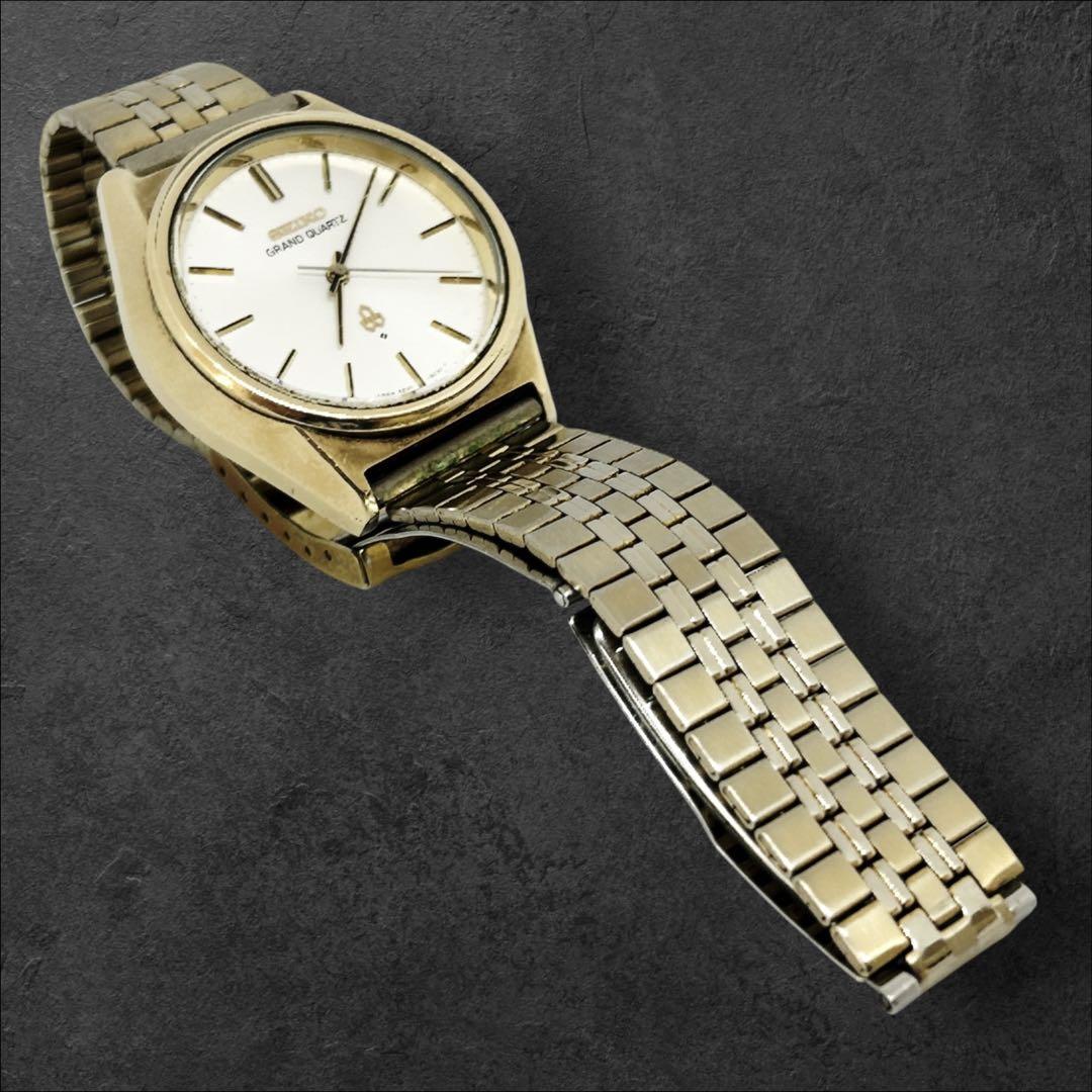 セイコー 腕時計 グランドクオーツ キャップゴールド ヴィンテージ SEIKO