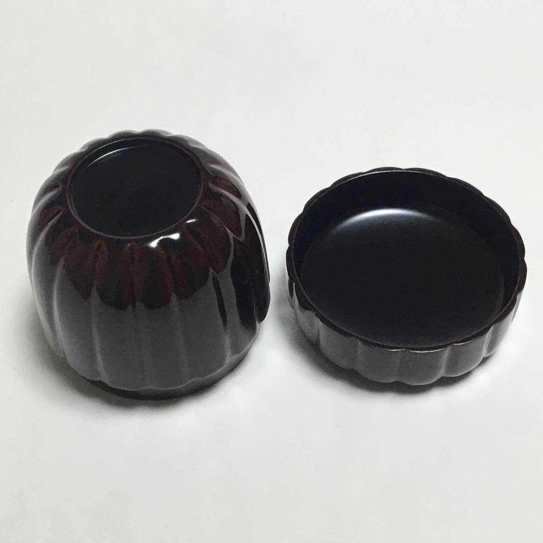 中棗 溜菊型 桐紋 中谷秀斉 茶道具 古物品