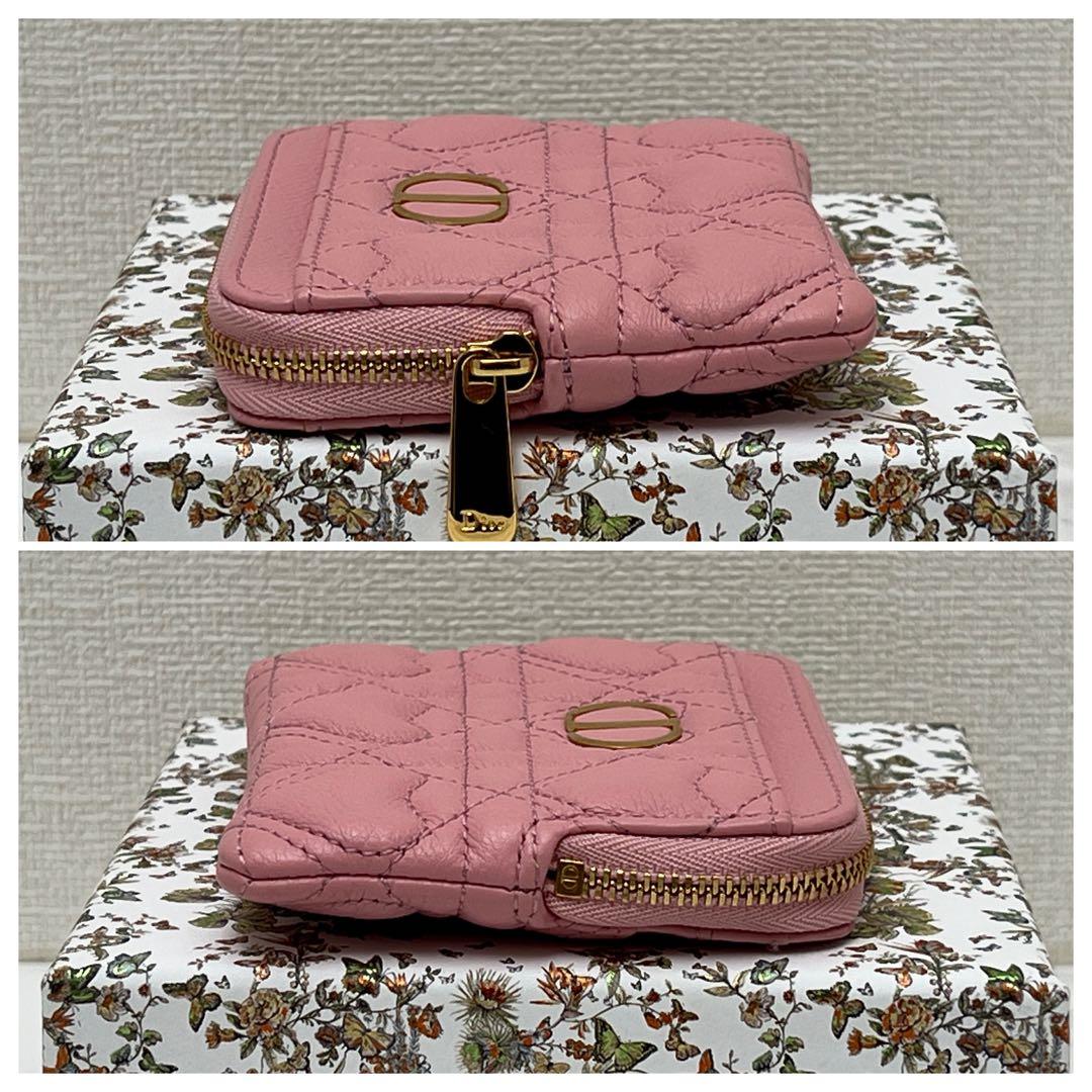 ディオール カロ ラベンダー ウォレット ケース ピンク ハート