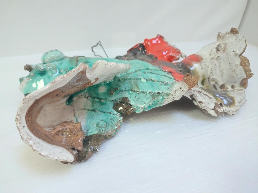 森正　作　馬酔木窯　魚　アート　陶芸家　貴重　レア