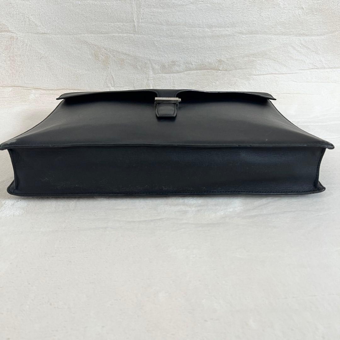 ロエベ　 ビジネスバッグ ブリーフケース ハンドバッグ 　レザー　ブラック