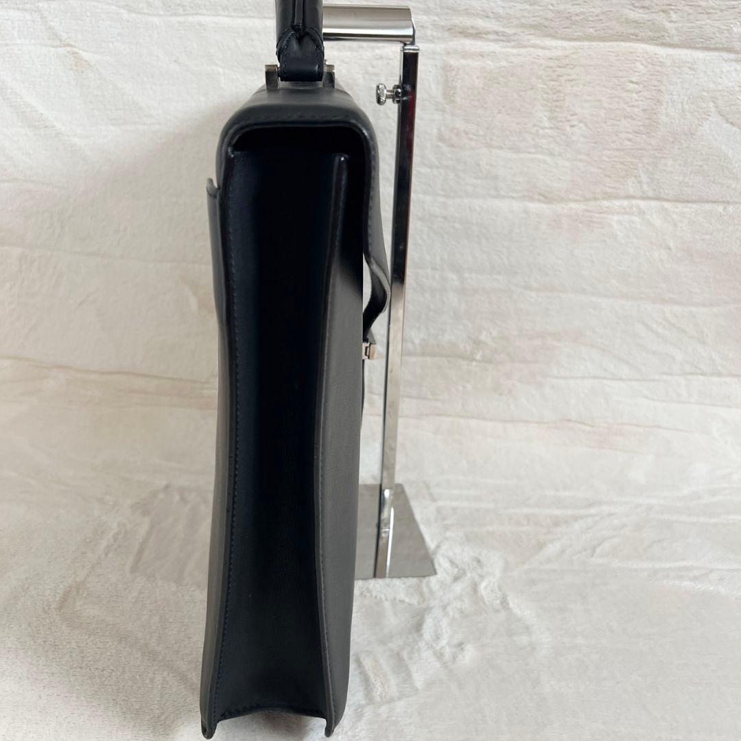 ロエベ　 ビジネスバッグ ブリーフケース ハンドバッグ 　レザー　ブラック