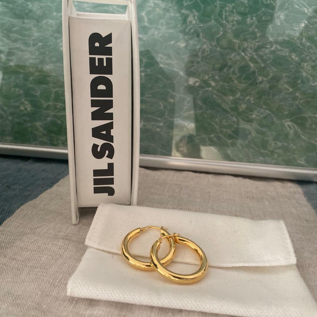【新品・未使用】ジルサンダー フープピアス