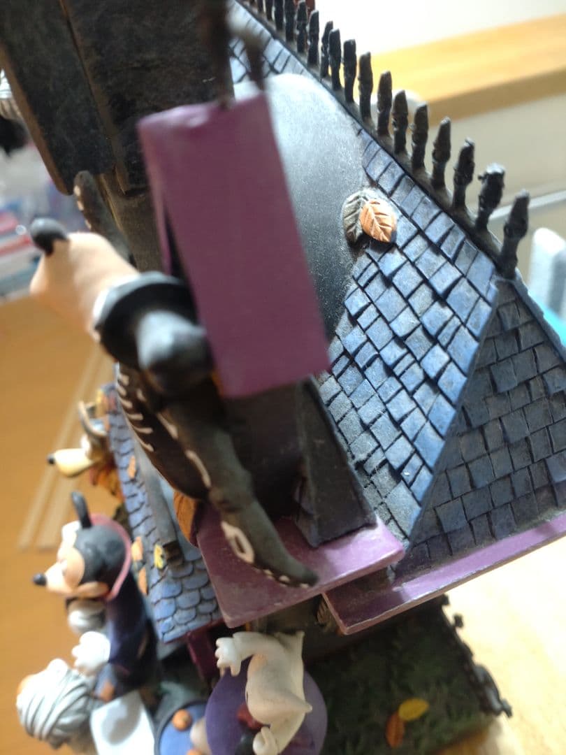 Disney　ミッキー 　ドナルド他ハロウィン掛時計