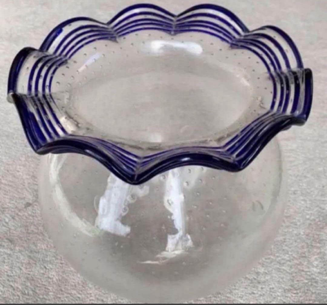 金魚鉢　ガラス　大きめサイズ