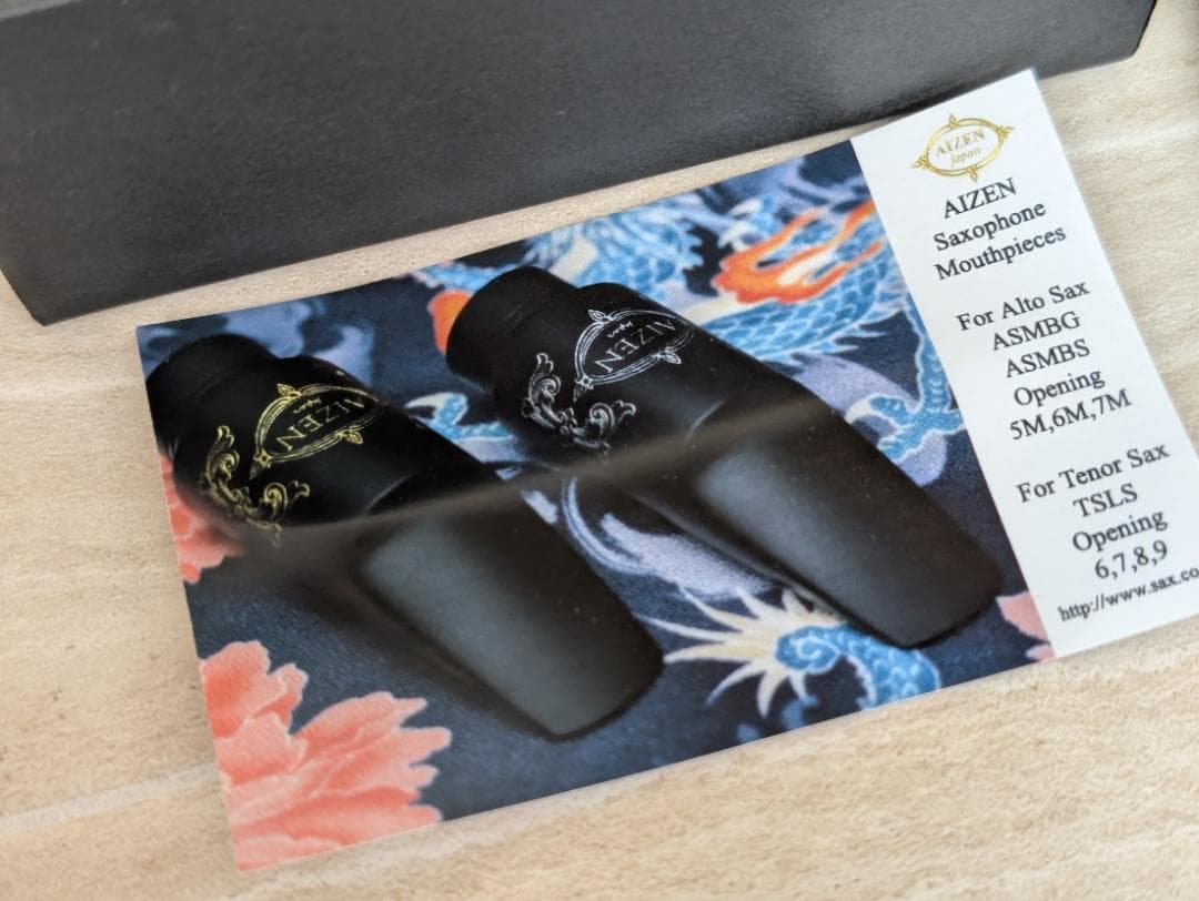 AIZEN　JAPAN　アイゼン　5　サックス　マウスピース　ブラック　黒