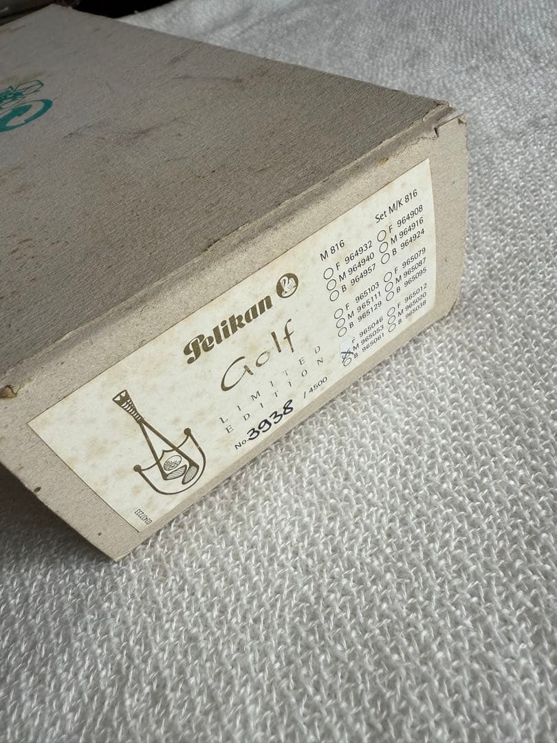 ペリカン万年筆限定品、ゴルフ