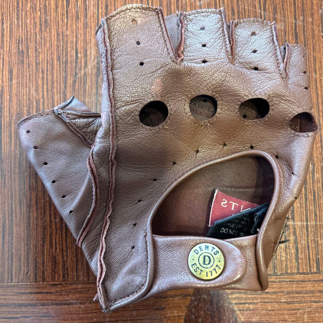 デンツ　ドライビンググローブ　指なし